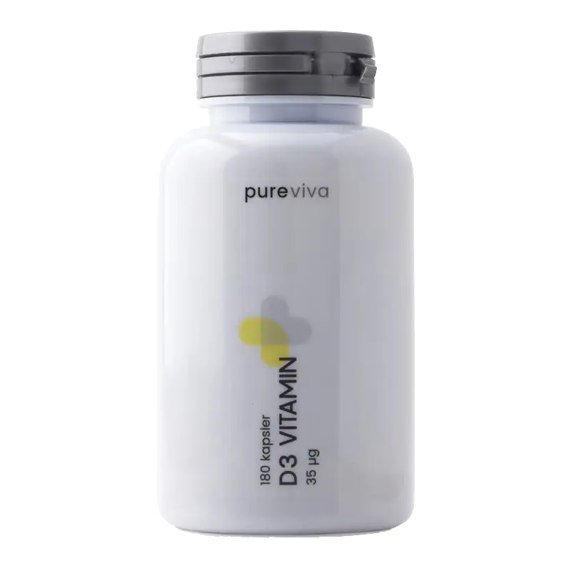 Pureviva D3 Vitamin (180 kap)