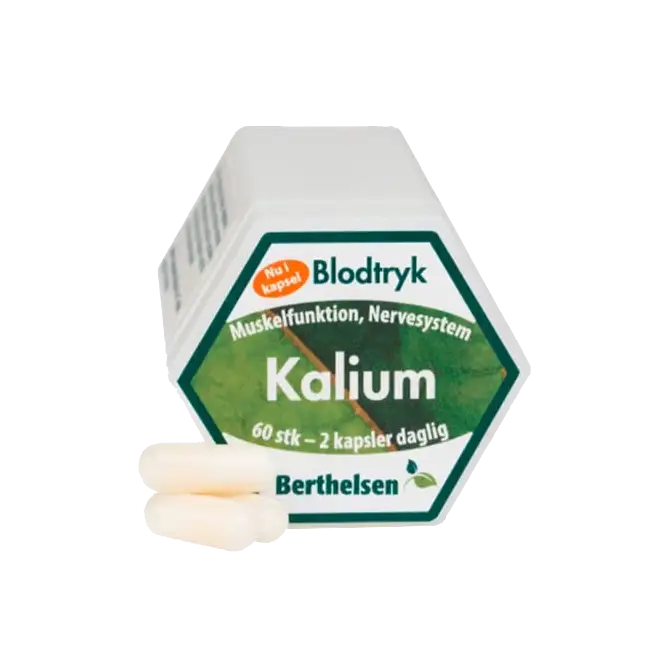 Berthelsen Naturlig Kalium (60 kap)